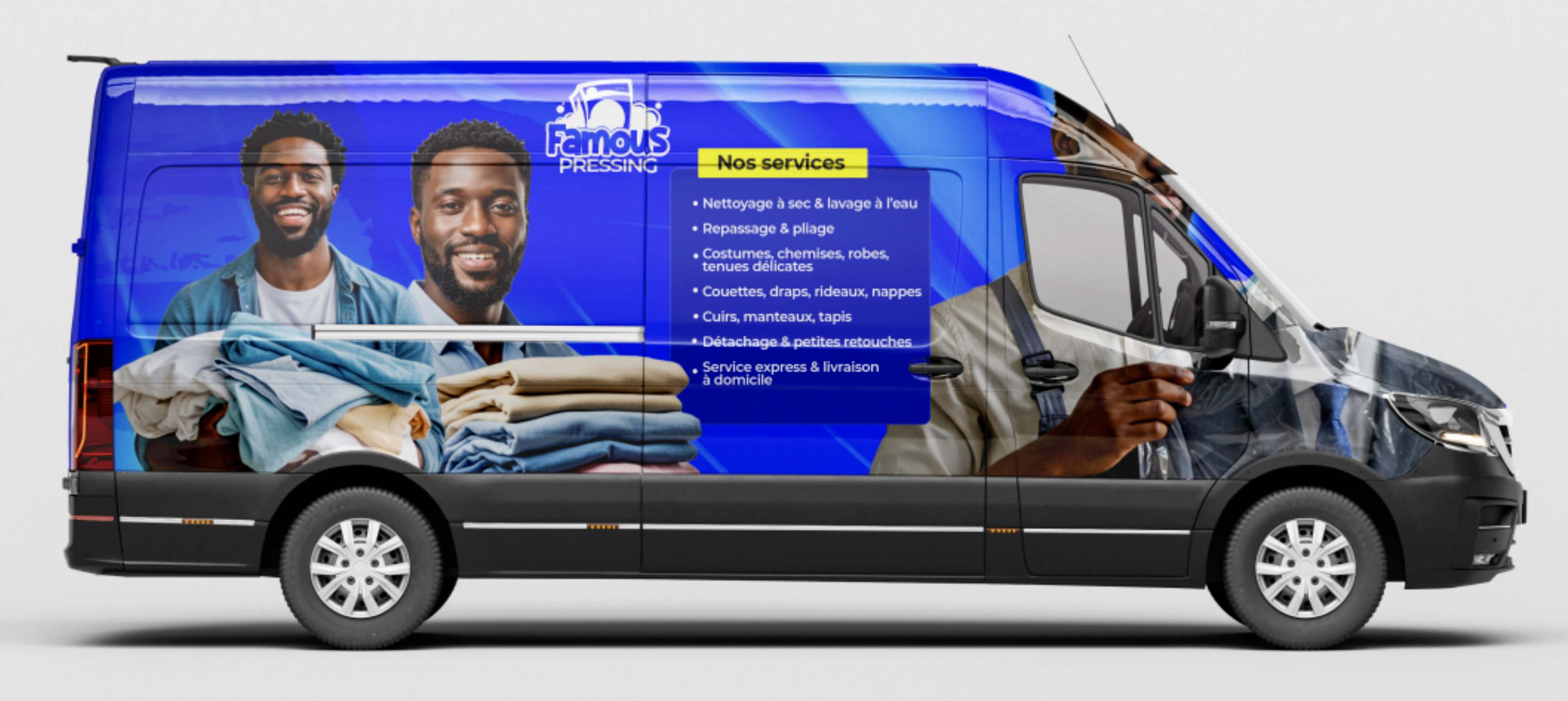 Camion de livraison Famous Pressing